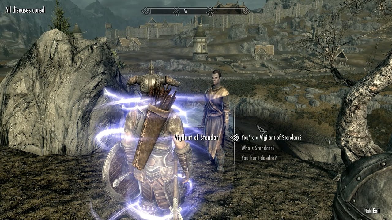 Vigilants Of Stendarr Can Cure Disease