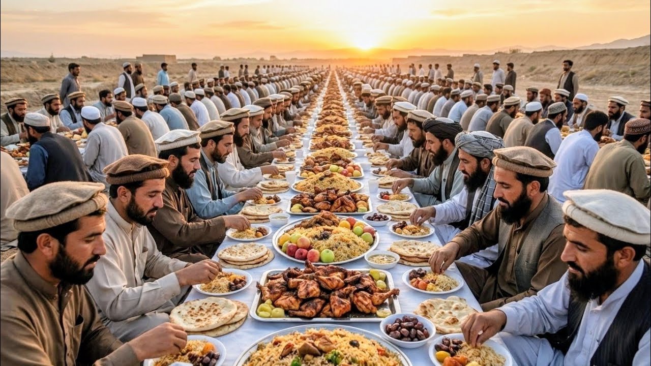 2000 People Sharing One Massive Iftar Together | A Powerful Community Gathering