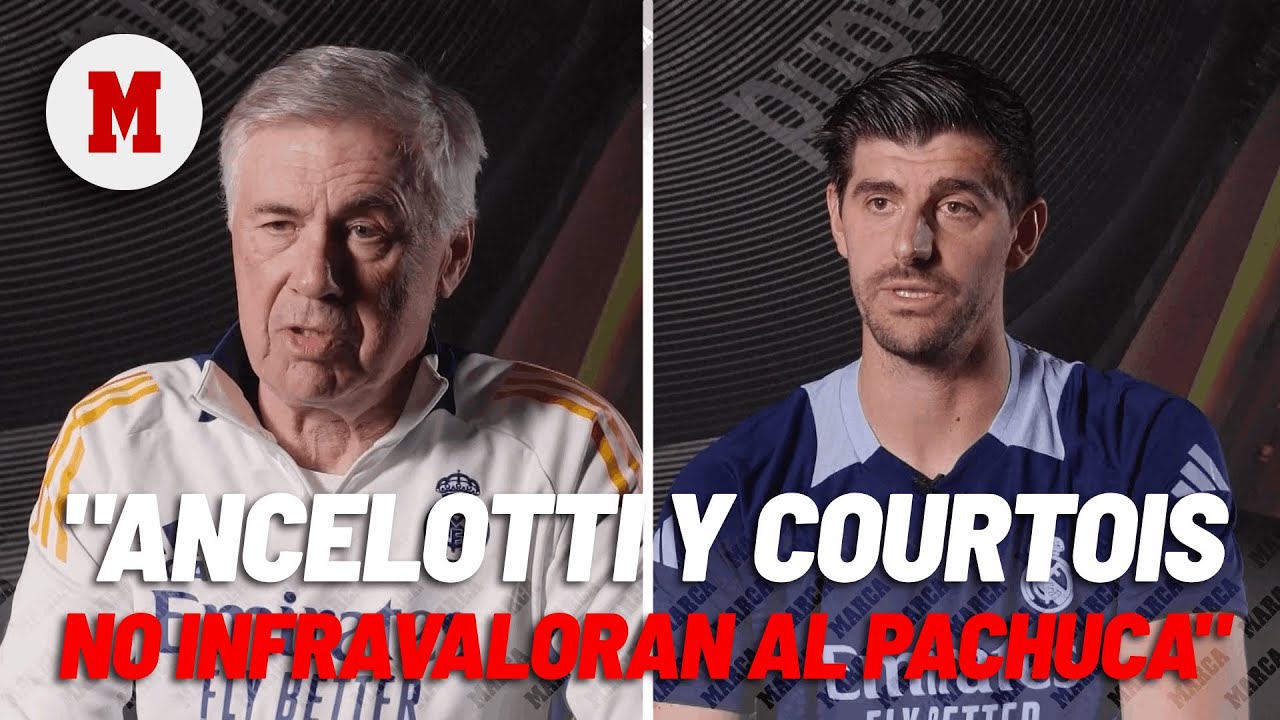 Ancelotti y Courtois no se toman a la ligera al Pachuca I MARCA
