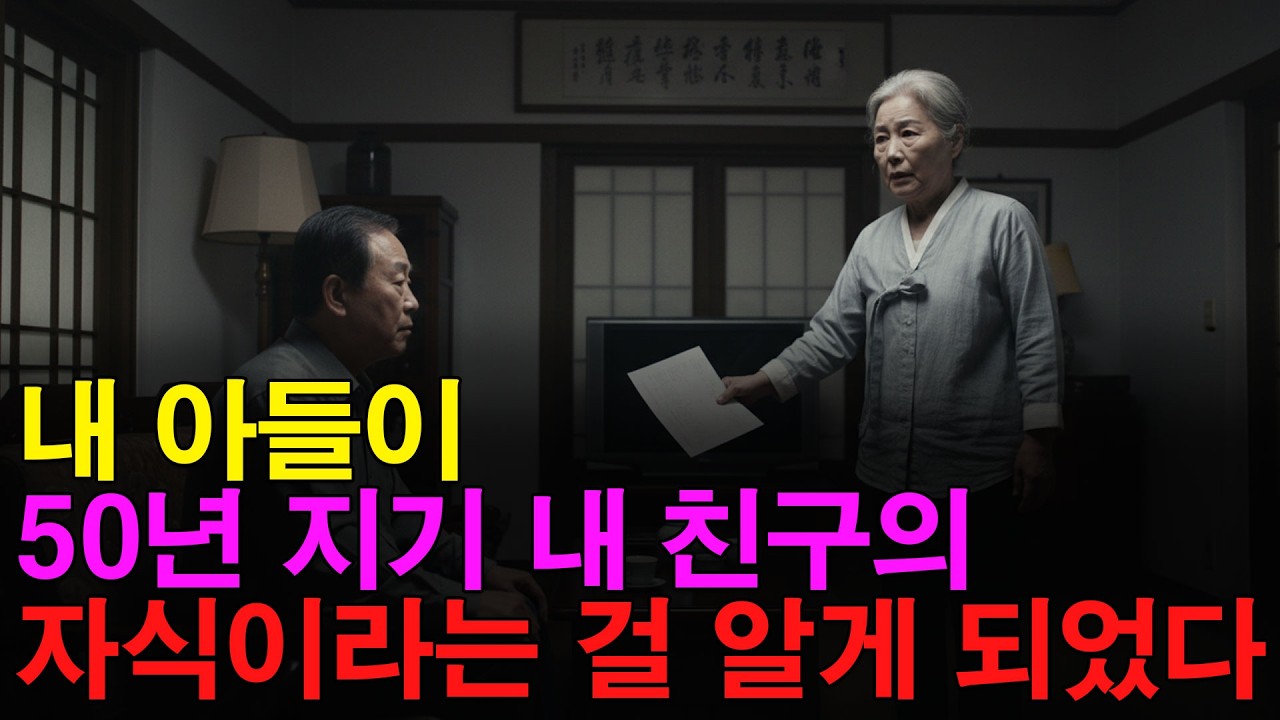 내 아들이 50년 지기 내 친구의 자식이라는 걸 알게 되었다 | 감동사연 | 반전사연 | 인생사연 | 사연라디오 | 오디오북