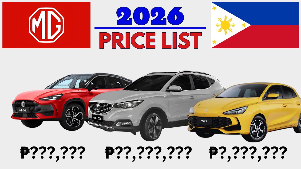 MG CARS PRICE LIST PHILIPPINES 2026