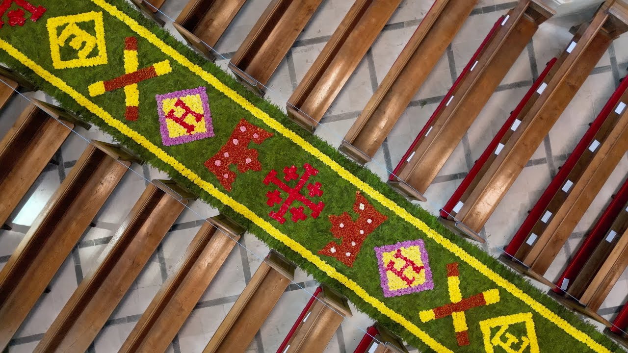 Arundel Cathedral Corpus Christi Carpet Of Flowers 2023