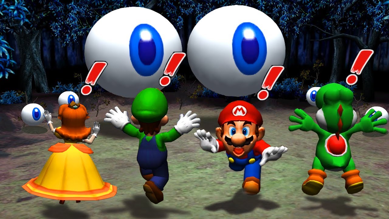 Mario Party 8 Minigames - Mario vs Yoshi vs Luigi vs Daisy