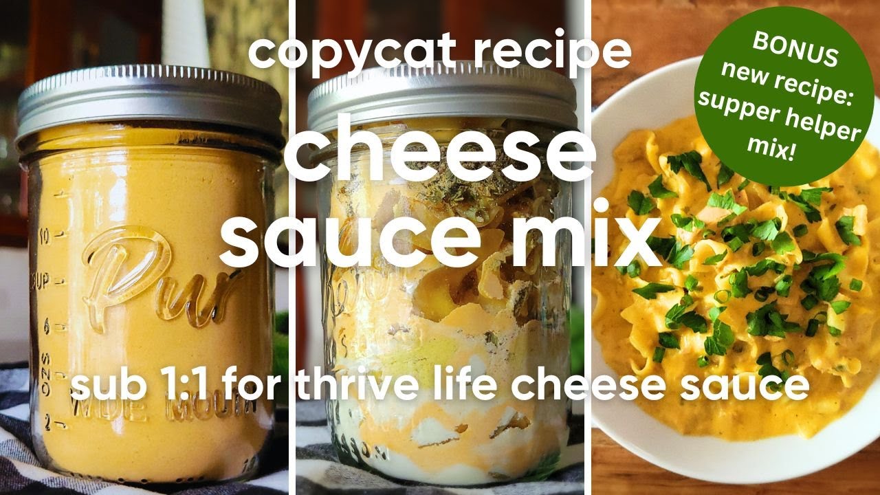 DIY Cheese Sauce Mix PLUS Tuna Helper Mix | Just Add Water!