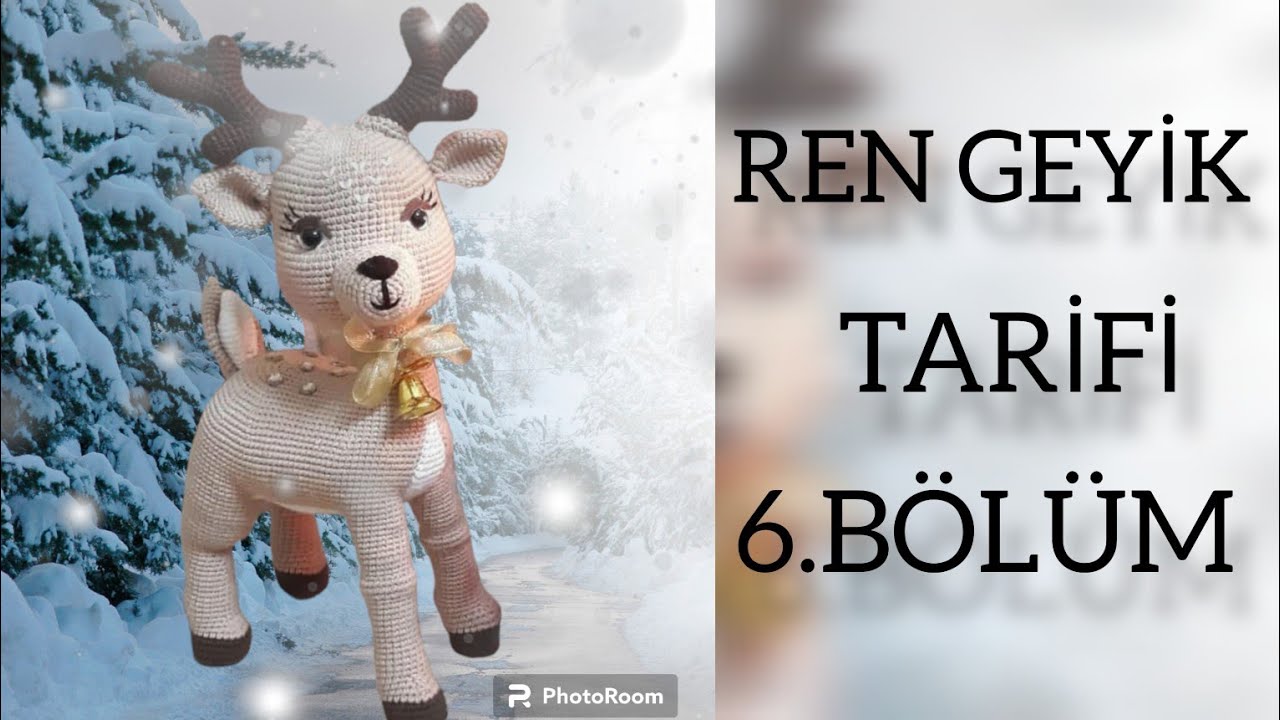 AMİGURUMİ GEYİK TARİFİ PART 6 BOYNUZ.