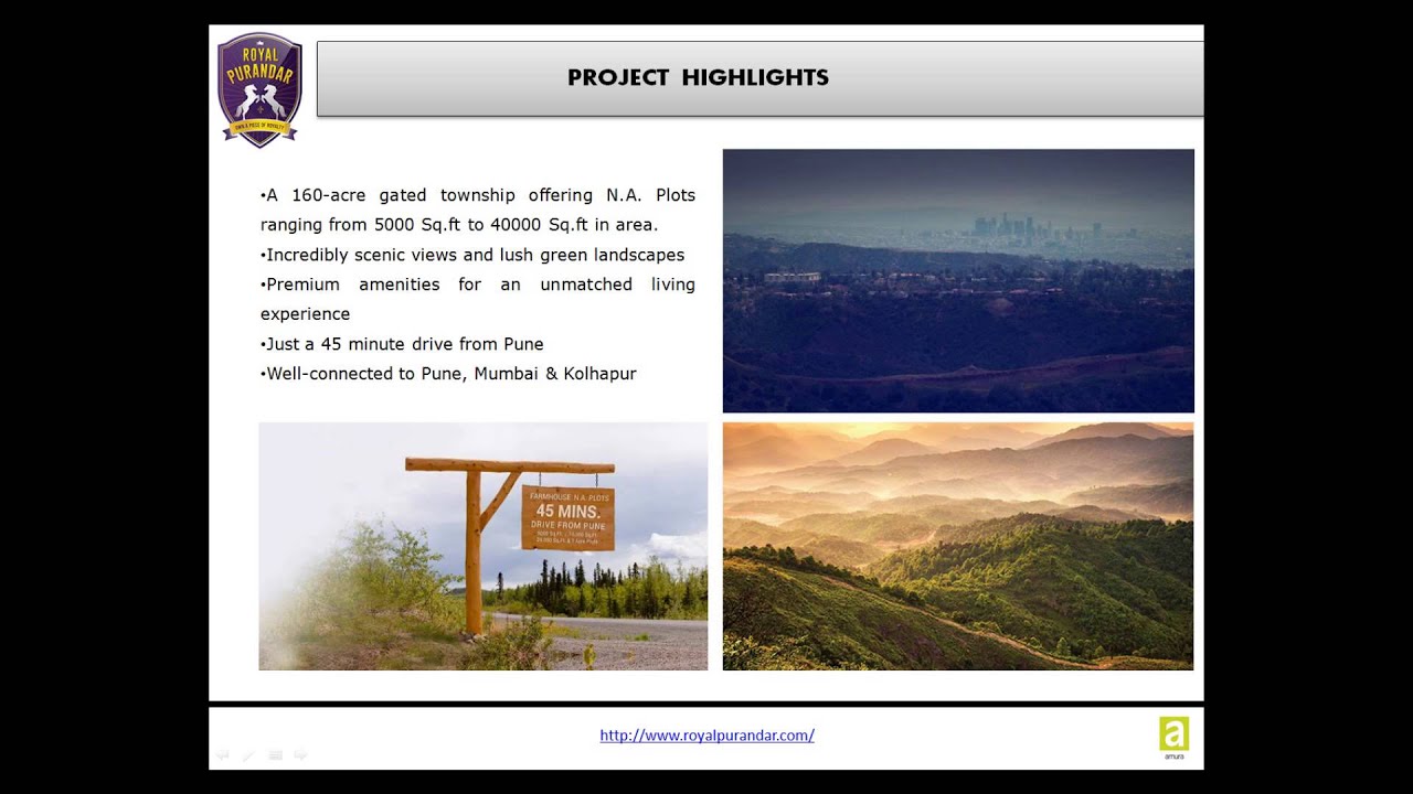 Royal Purandar - Plot for Sale in Pune Satara Road