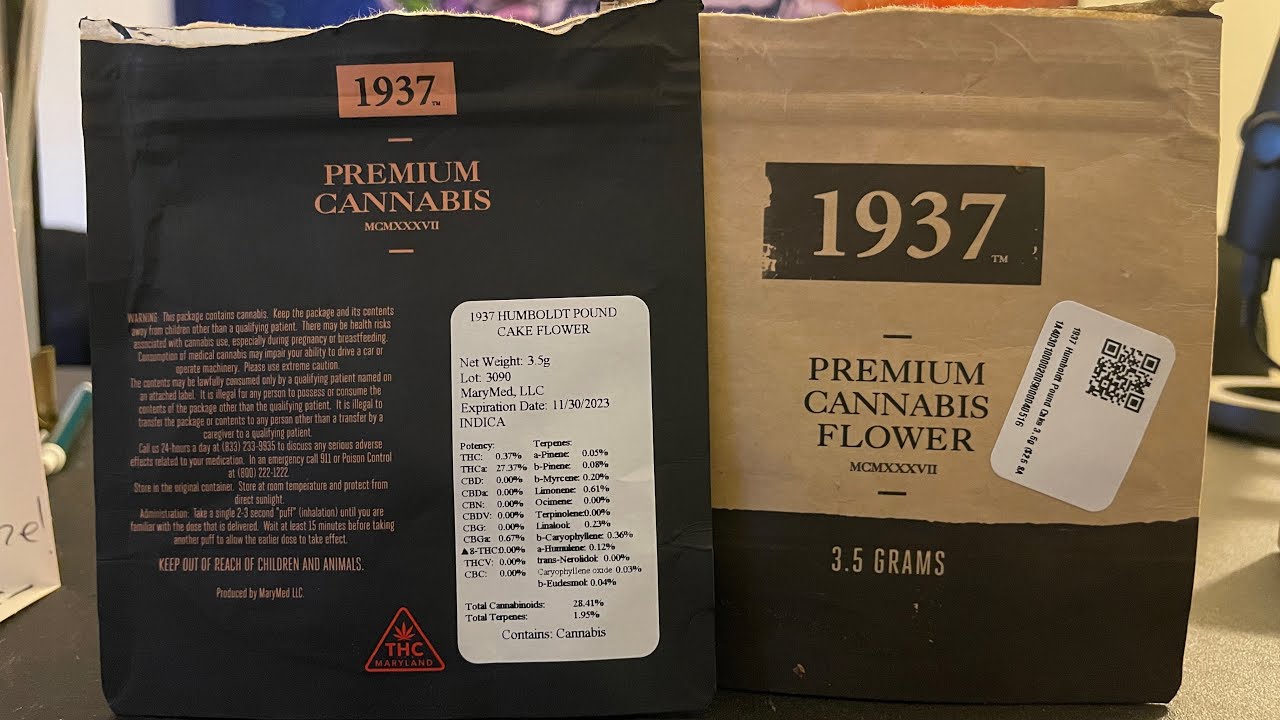 Humboldt Pound Cake by 1937 Cannabis - Strain Review