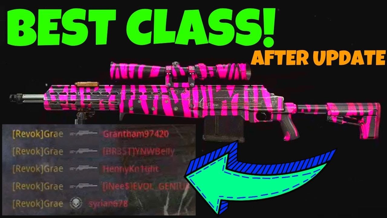 *BEST* HDR Class Modern Warfare! BEST Quickscoping Class Modern Warfare ^HDR AFTER UPDATE 1.2^