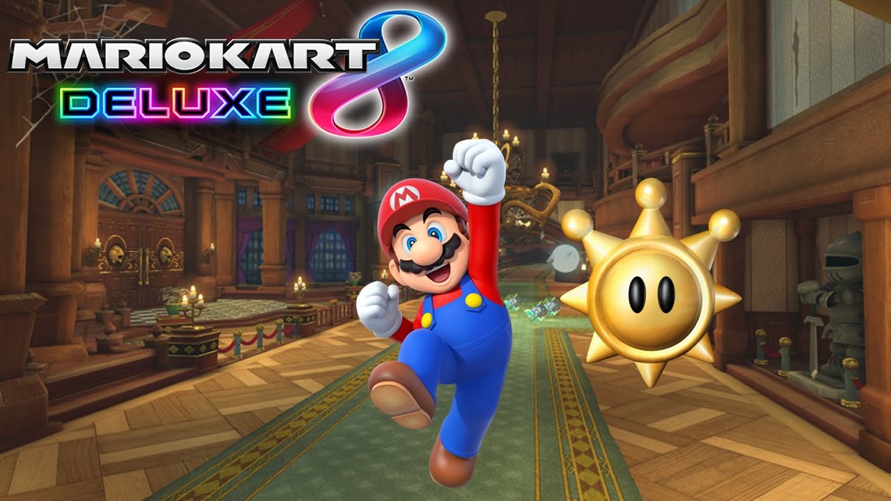 Mario Kart 8 Deluxe - 12 Shine Thief Battles with Mario
