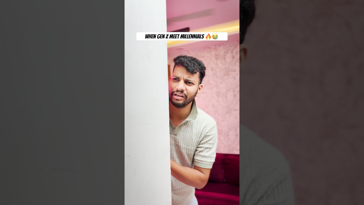 When Gen Z Meet Millennials 🔥😭 #trending #comedy #funny #explore #genz