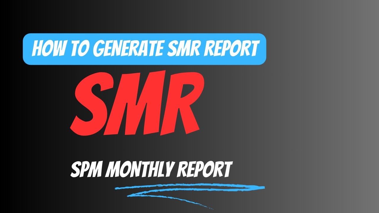 HOW TO GENERATE SMR REPORT / PA-17 & SECTION II / SPM MONTHLY REPORT- POST OFFICE