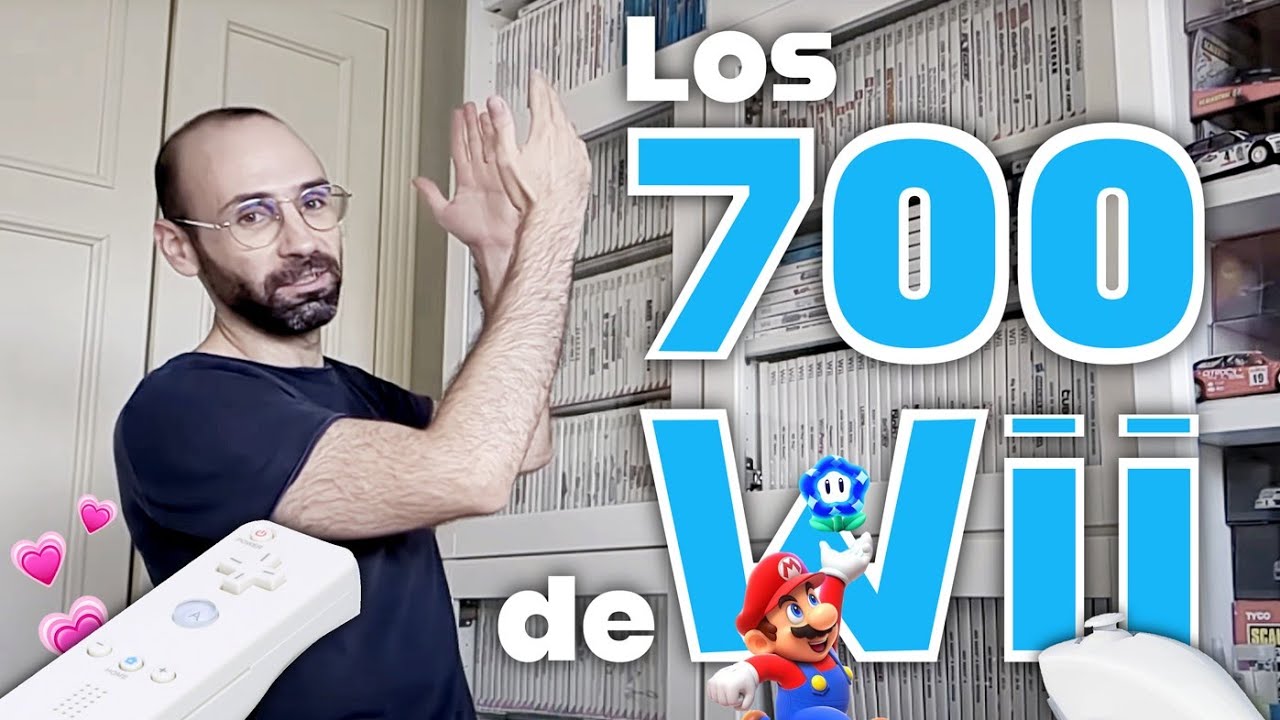 Enseñando la mega colección (+700 títulos) de Wii de mi amiga Adela