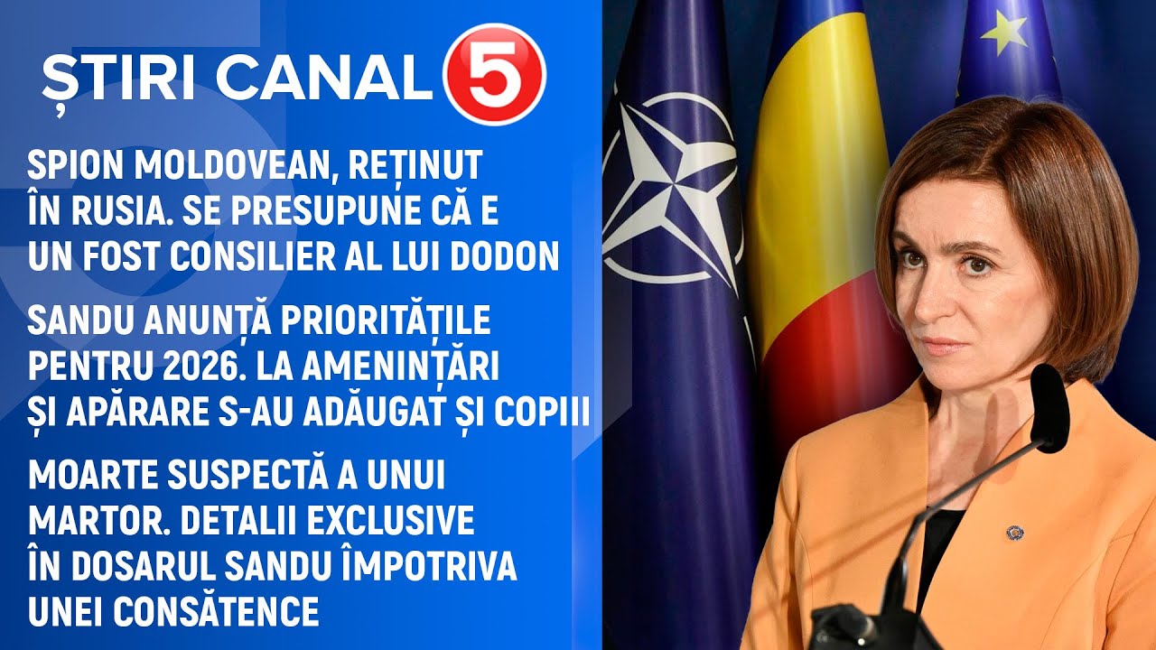 Știri Canal5 22.01.2026 18:00