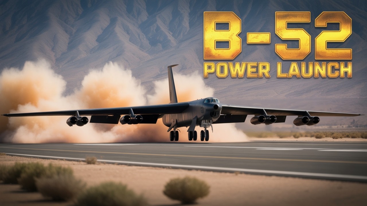 B-52 Stratofortress in Full Action 4K