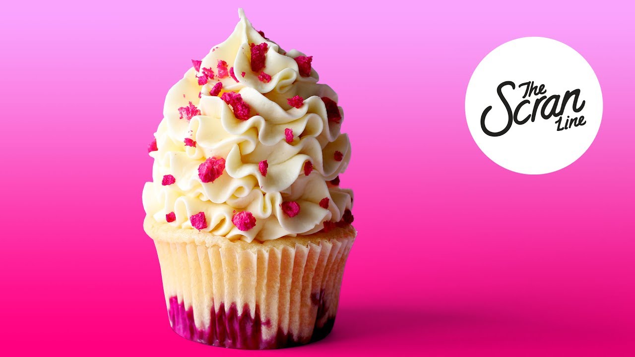 GLUTEN FREE RASPBERRY WHITE CHOCOLATE CUPCAKES- The Scran Line