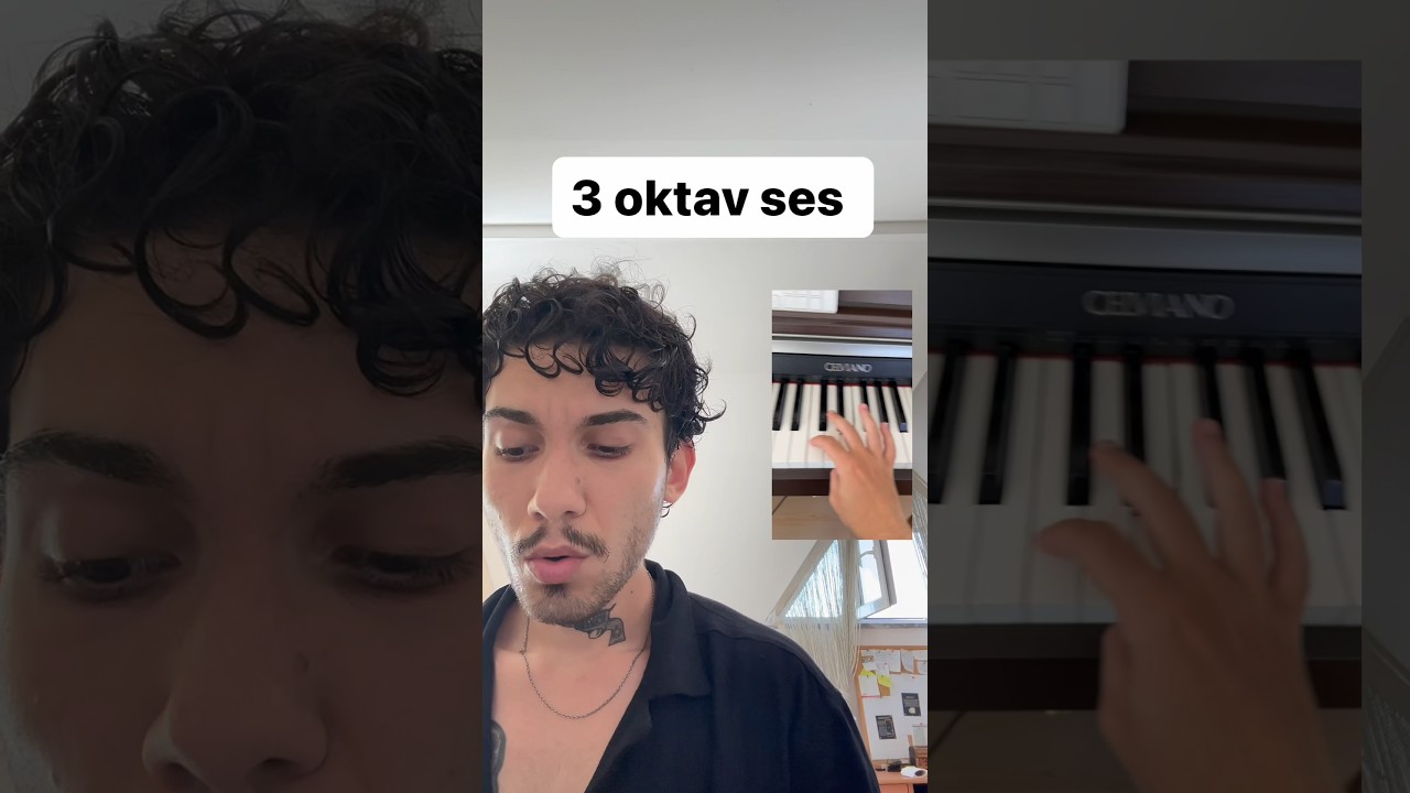 M&uuml;zikteki o 3 oktav ses efsanesini anlatıyorum gelin #m&uuml;zik #oktav #ses #piyano #vokal #şarkıcı