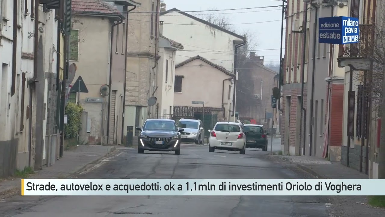 Voghera, strade, autovelox e acquedotti: via libera a 1,1 milioni di investimenti per Oriolo