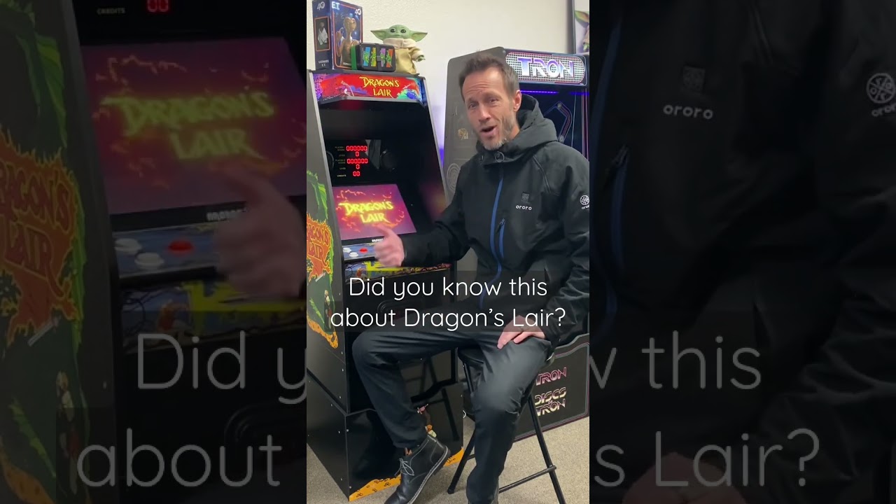 Dragon&rsquo;s Lair - Did you know this? #arcade1up #dragonslair #spaceace #arcade