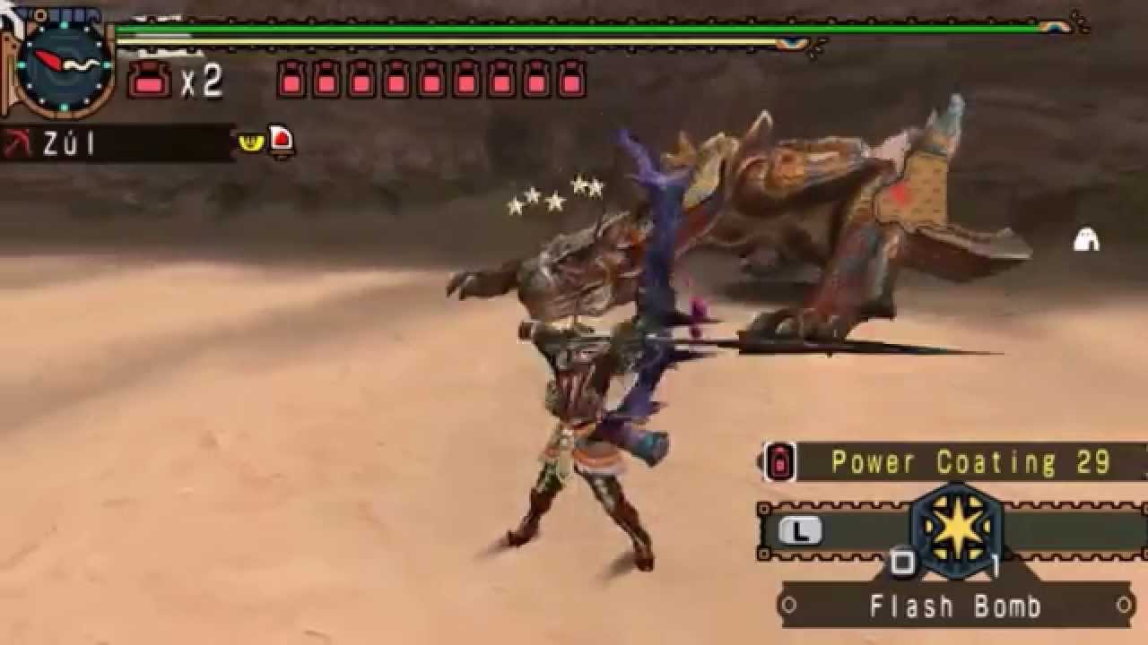 Monster Hunter Quest using Bow MHFU emulator PPSSPP