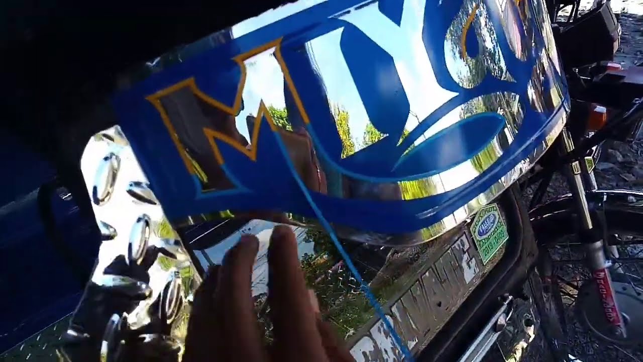 #DIY (CORONA) TRICYCLE STICKER