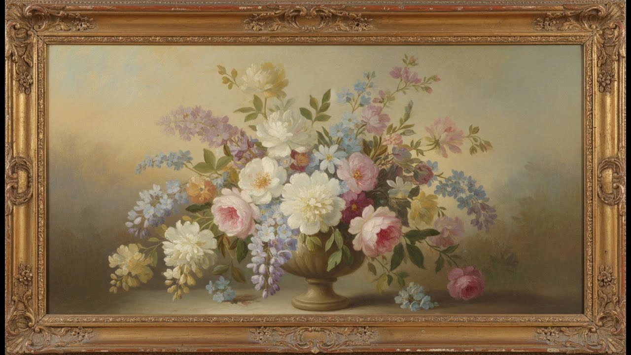 4K VINTAGE FRAME TV ART