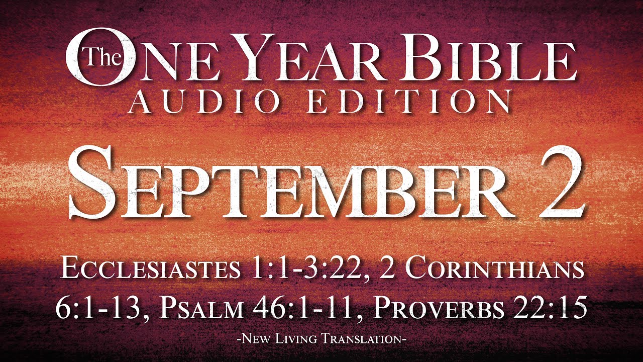 September 2 - One Year Bible Audio Edition