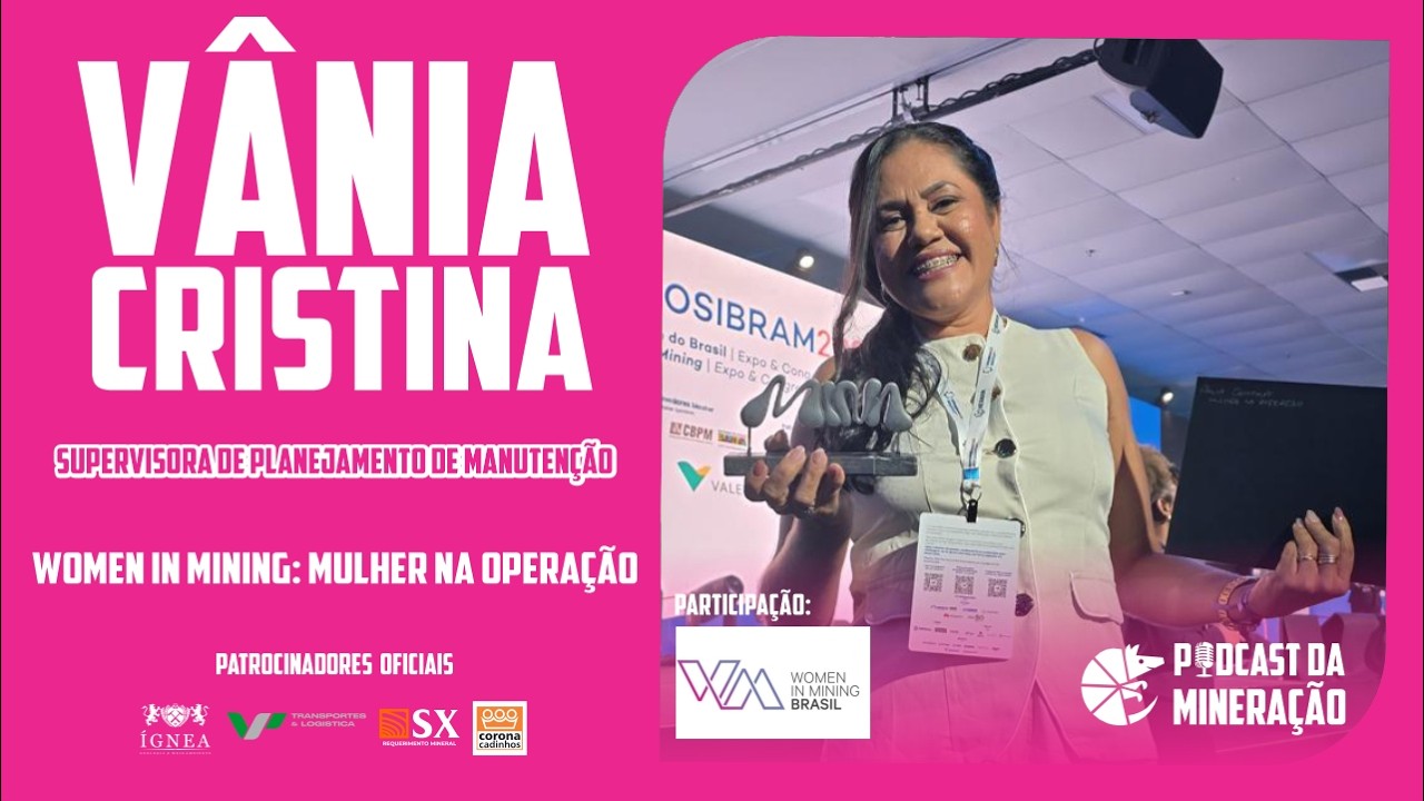 Vânia Cristina - Vencedora do Prêmio Mina - Categoria: Mulher na Operação - Parceria com WIM-Brasil