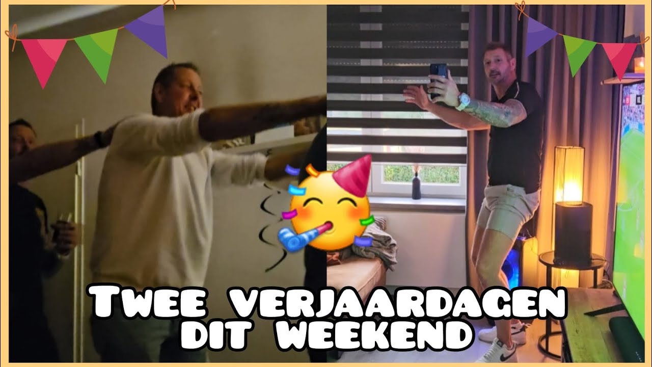 TWEE VERJAARDAGEN DIT WEEKEND! 🥳  