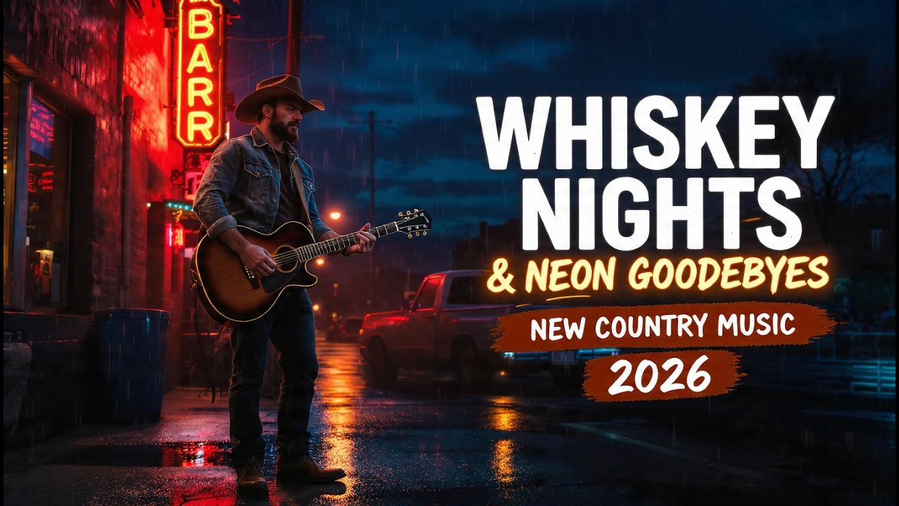Whiskey Nights & Neon Goodbyes | New Country Music 2026 (Modern Country Playlist)