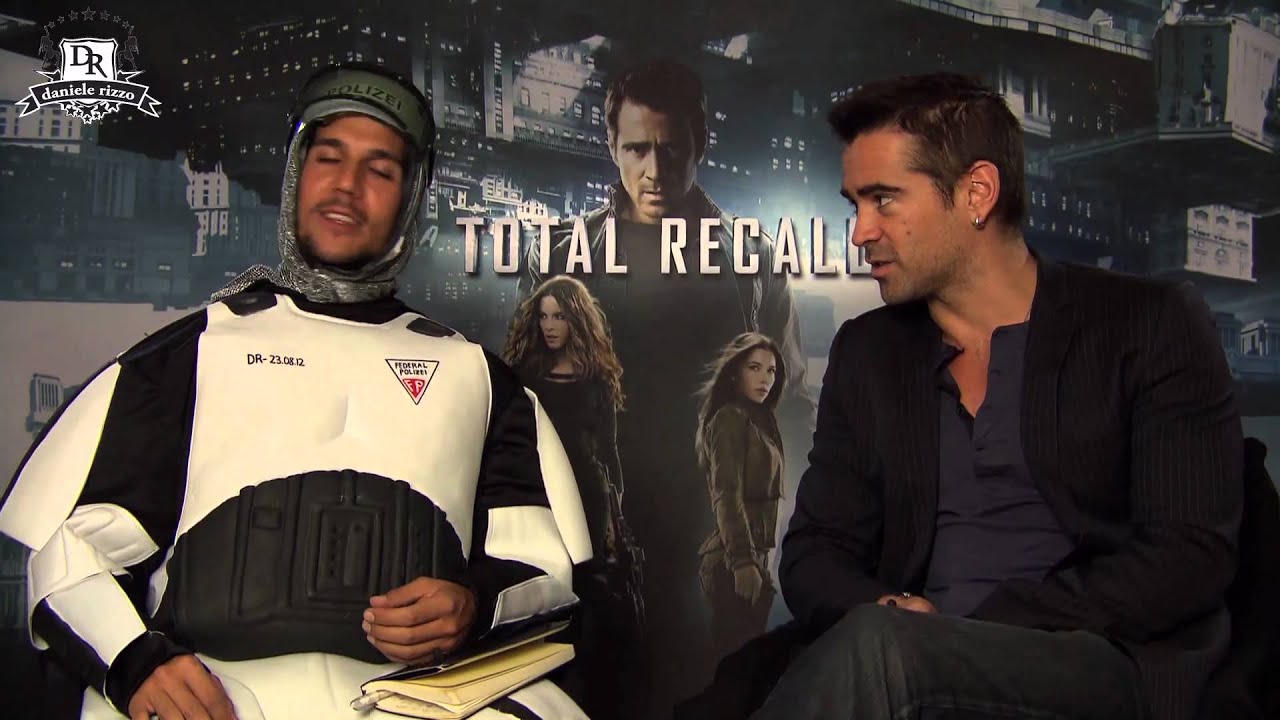 TOTAL RECALL 2012 Colin Farrell, Jessica Biel, Kate Beckinsale meet Agent RIZZO