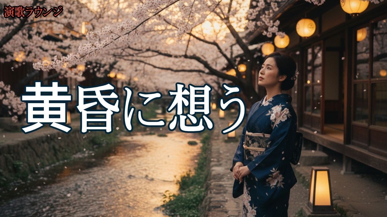 昭和演歌名曲集【黄昏・夕暮れ・故郷】| 黄昏に想う・夕陽に染まる街・故郷の空 他10曲 | 懐メロ昭和歌謡メドレー | 演歌ラウンジvol.168