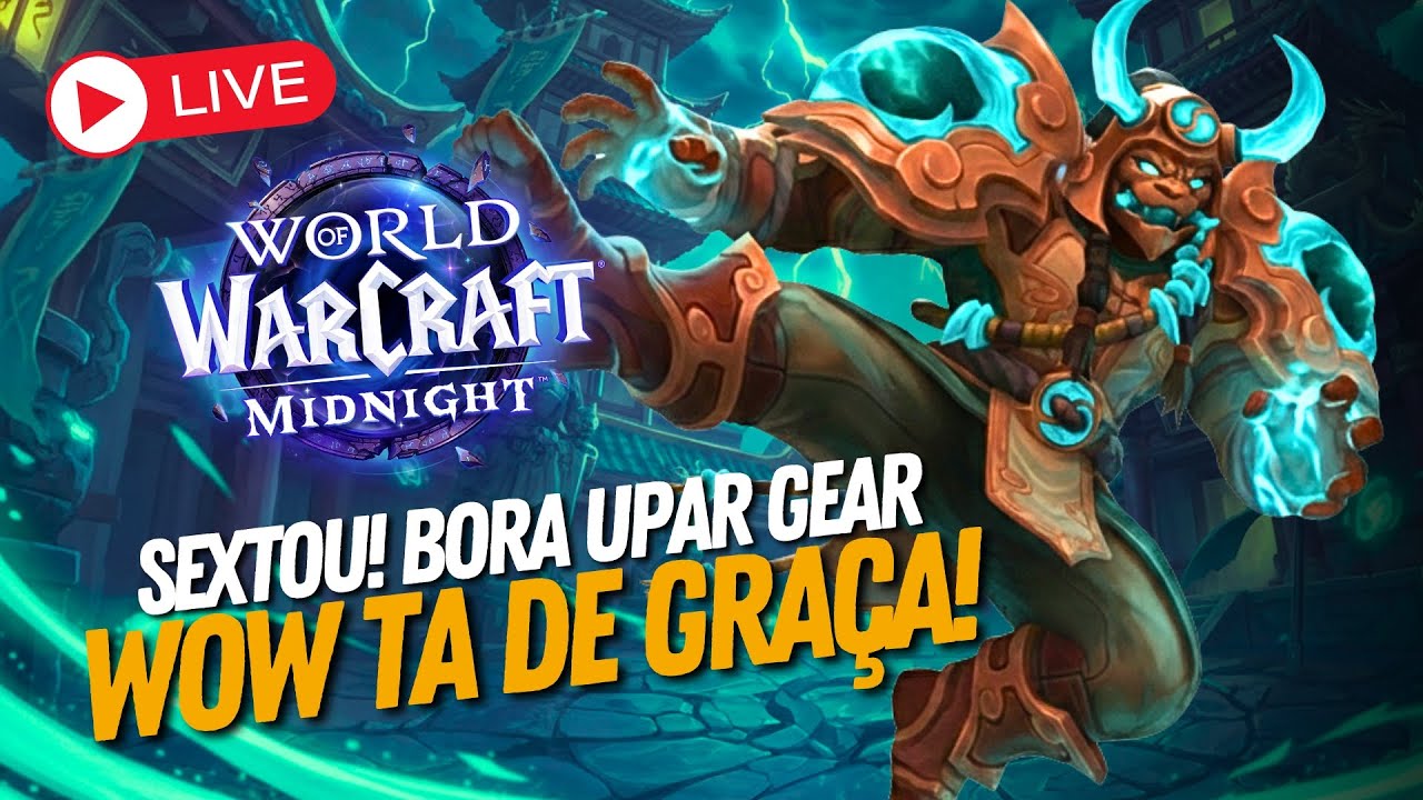 🔴 WORLD OF WARCRAFT AO VIVO! Voltem pro WoW de graça