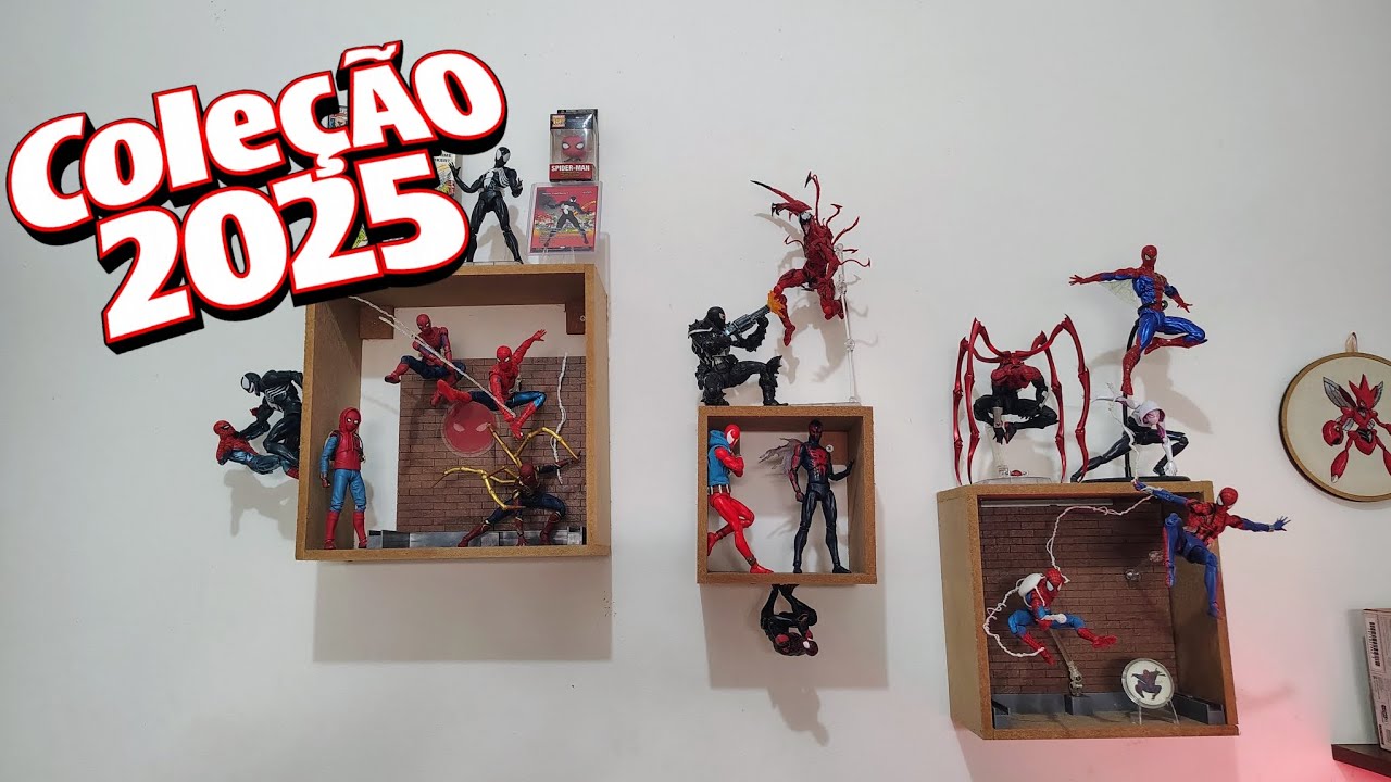 MINHA COLEÇÃO DE ACTION FIGURES 2025!