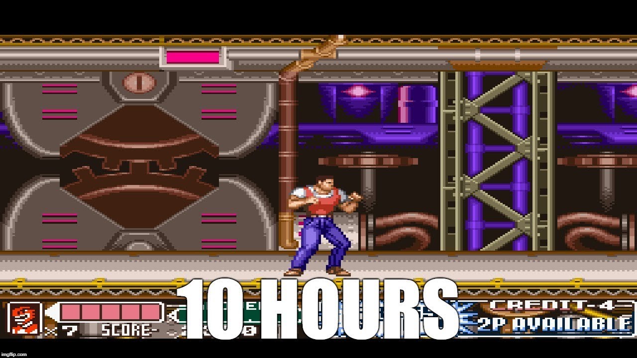 Mighty Morphin' Power Rangers - The Movie (SNES) - Stage 6 Main Frame Center Extended (10 Hours)