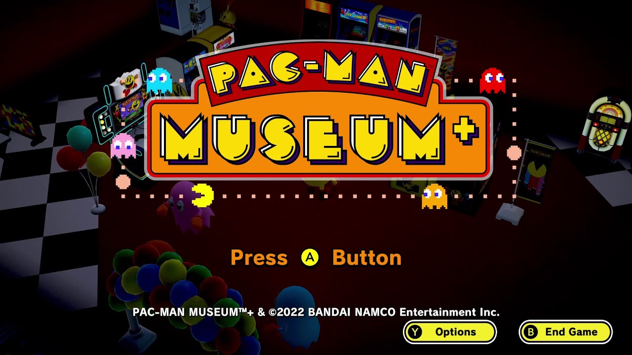 PAC-MAN MUSEUM+ for Steam - Pac-Man Arrangement high score run