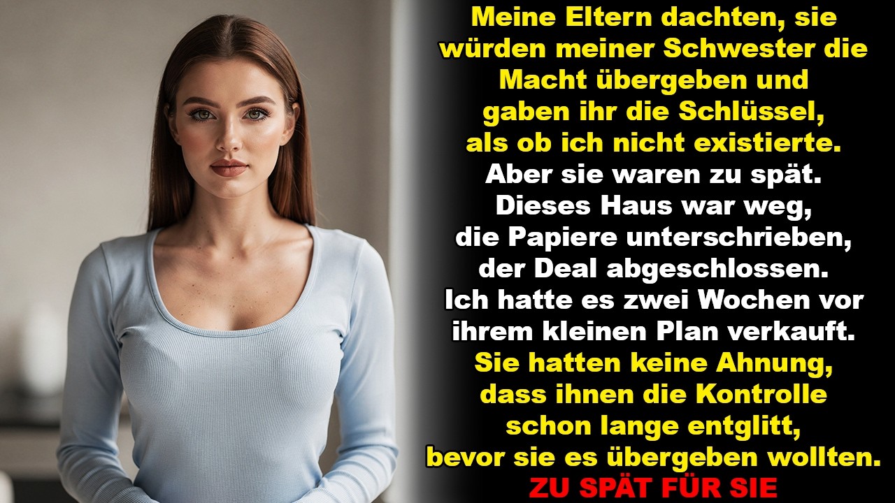 Meine Familie übergab meiner Schwester stolz die Schlüssel – ich hatte das Haus heimlich verkauft