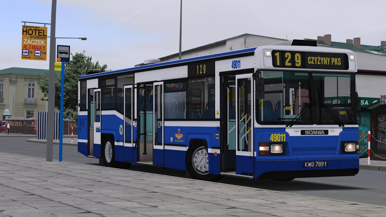 OMSI 2 Głos Busera - odc.2 - Projekt Kraków '97 - Scania CN113CLL MaxCi - linia 129 k. Czyżyny PKS