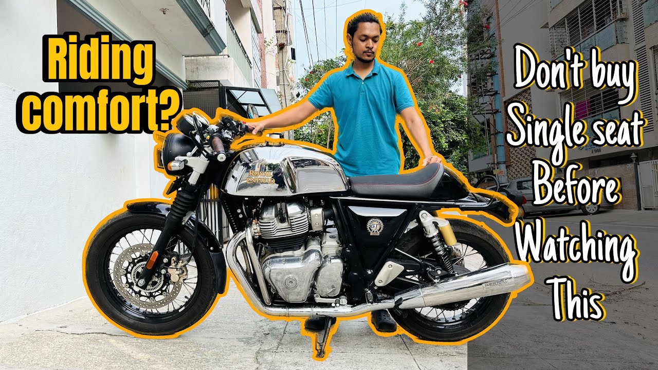 DON'T BUY Continental GT Single seat before watching this | Riding comfort of GT650 touring Seat