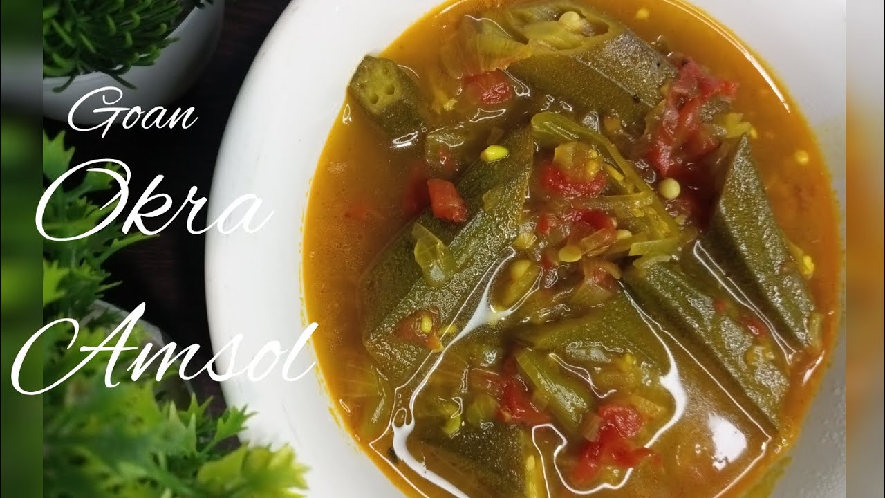 Goan Amsol || Goan Okra Amsol || Tangy curry recipe