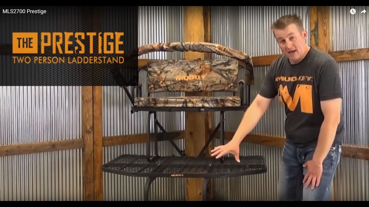 Muddy Prestige Two Person Ladder Stand | Muddy Outdoors Product
