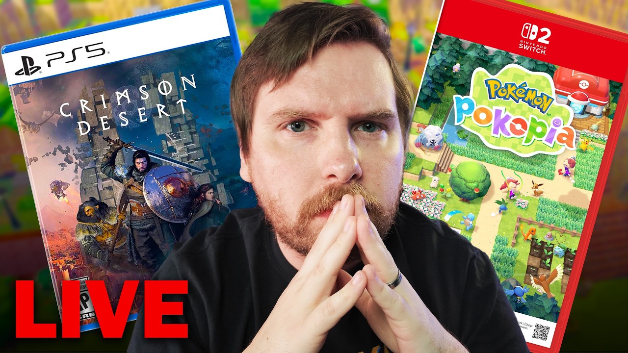 Crimson Desert Reviews + My Pokopia Town Wednesday Night Stream