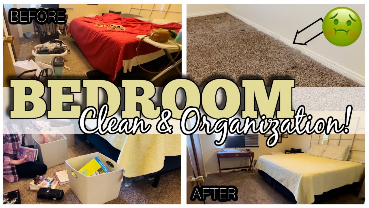 MASTER BEDROOM DEEP CLEAN & ORGANIZATION | CLEAN WITH ME | LAUNDRY | DEEP CLEAN | ORGANIZATION!
