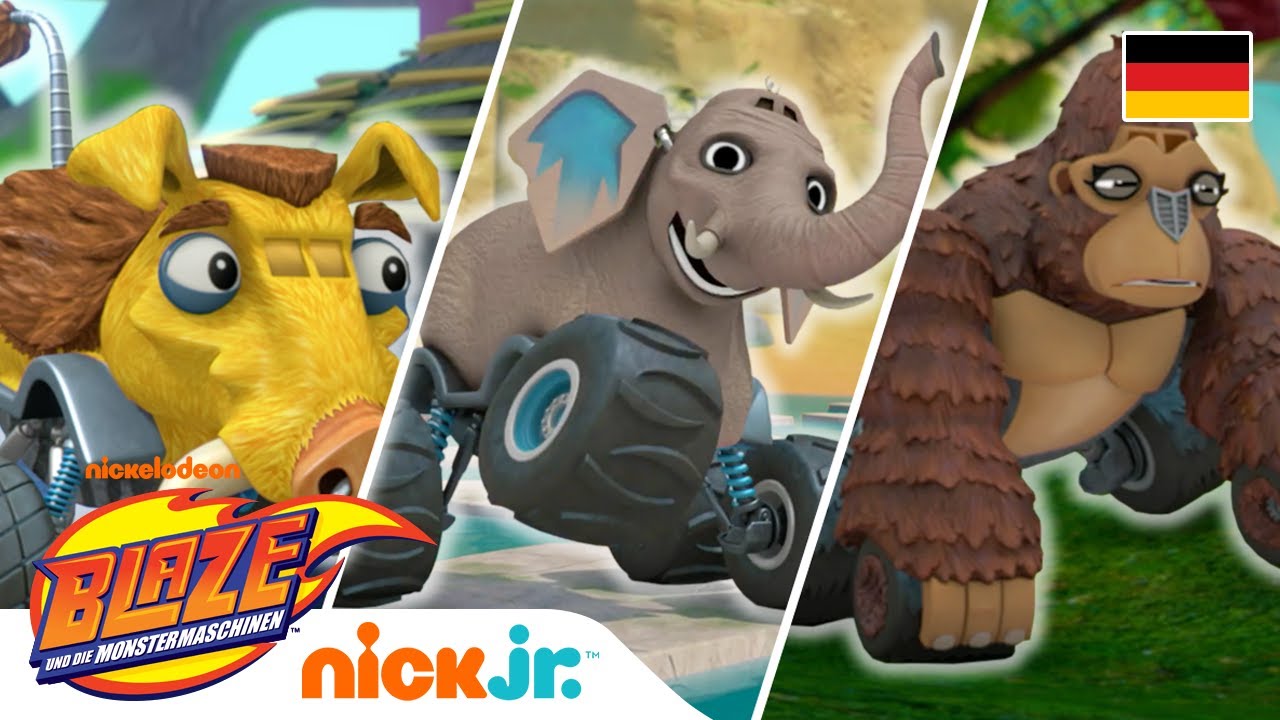 GANZE FOLGE: Die Insel der Tiere | Blaze und die Monster-Maschinen