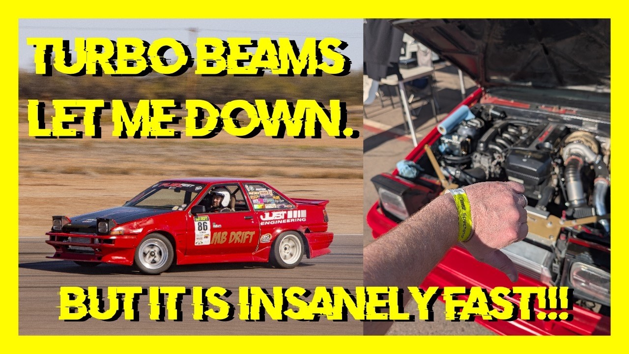 Авария с двигателем Turbo Beams 3SGE — масло разлилось повсюду на фестивале Southwest Speed ​​Fes...