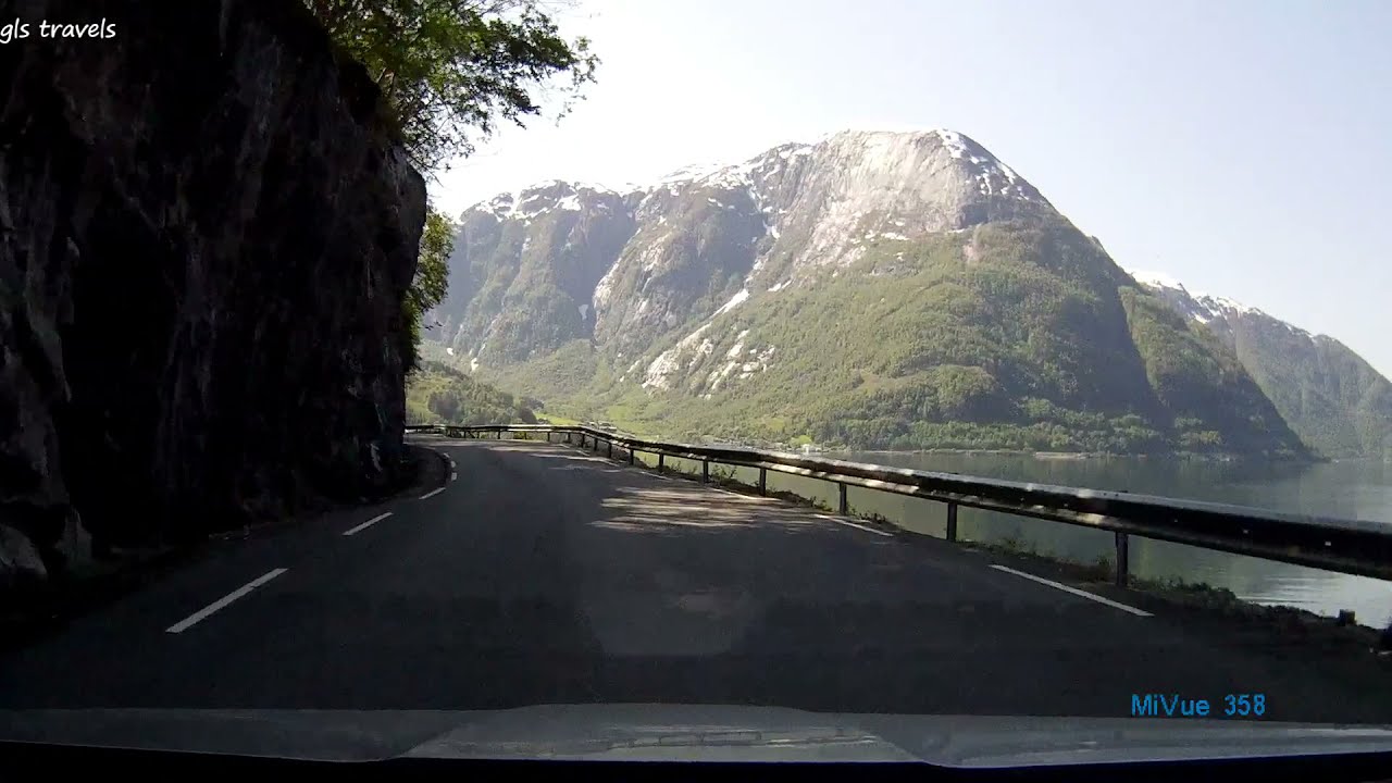 Norway Nature - The Drive from Jondal to Furebergsfossen