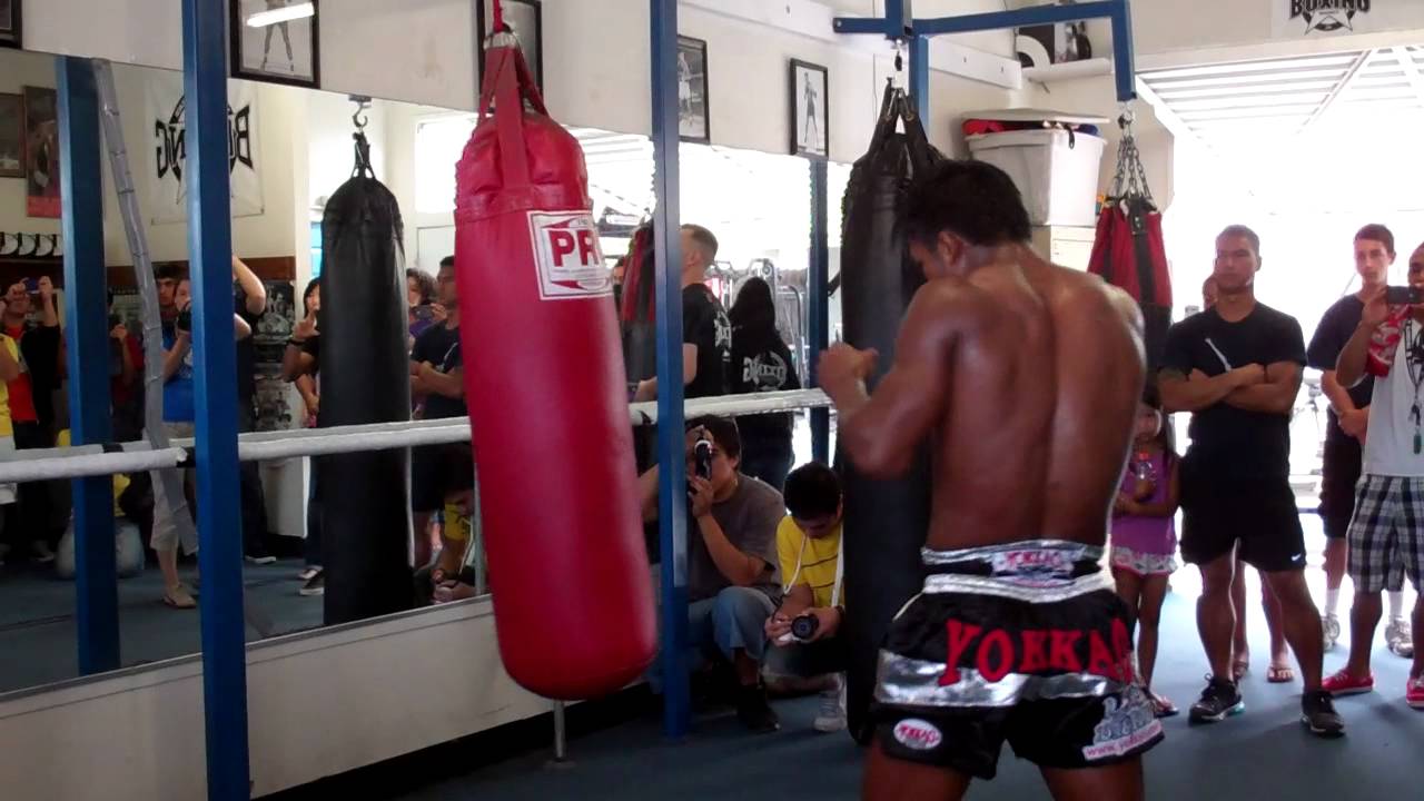Muay Thai Bag Training | Buakaw at Boxing Works | 310-371-1500