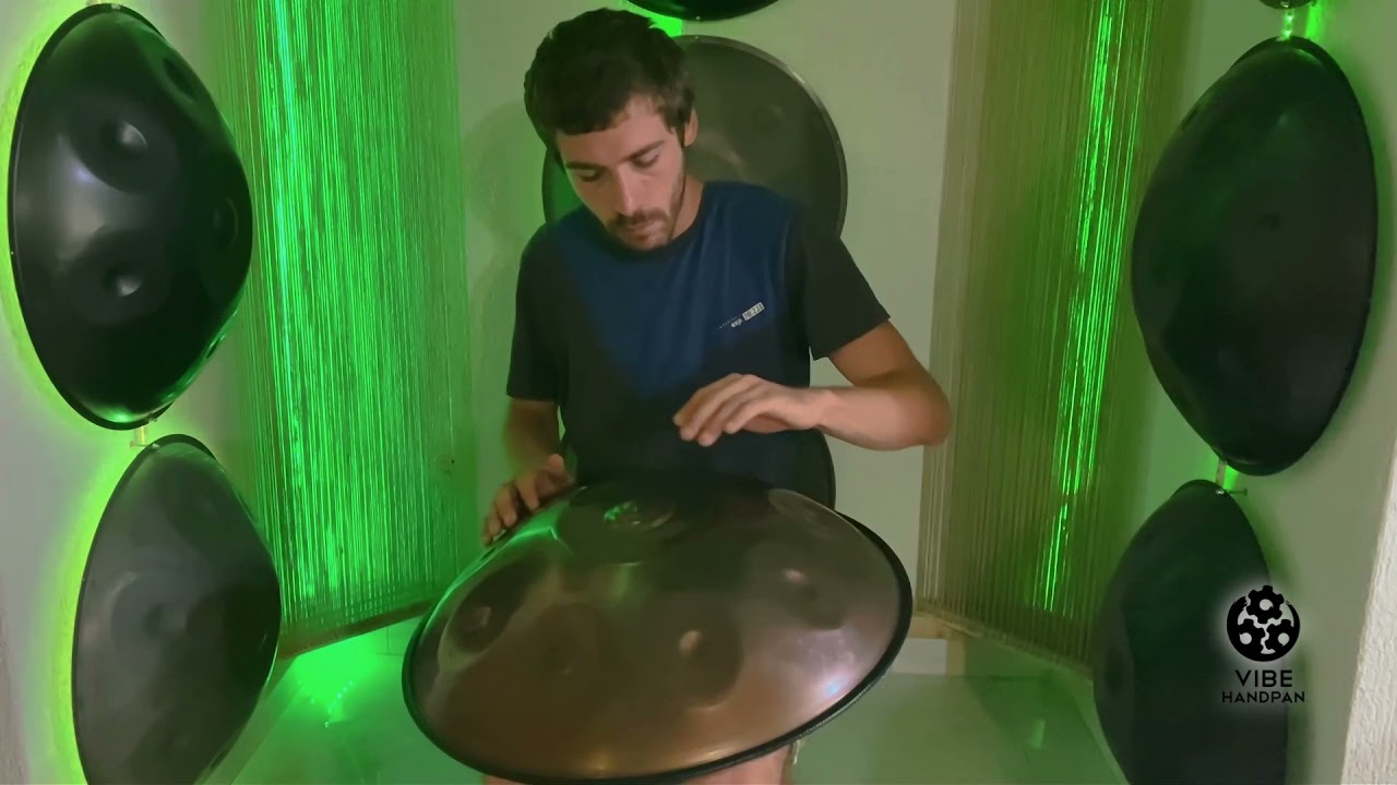 VIBE Handpan - Raga basant mukhari in B, stainless steel