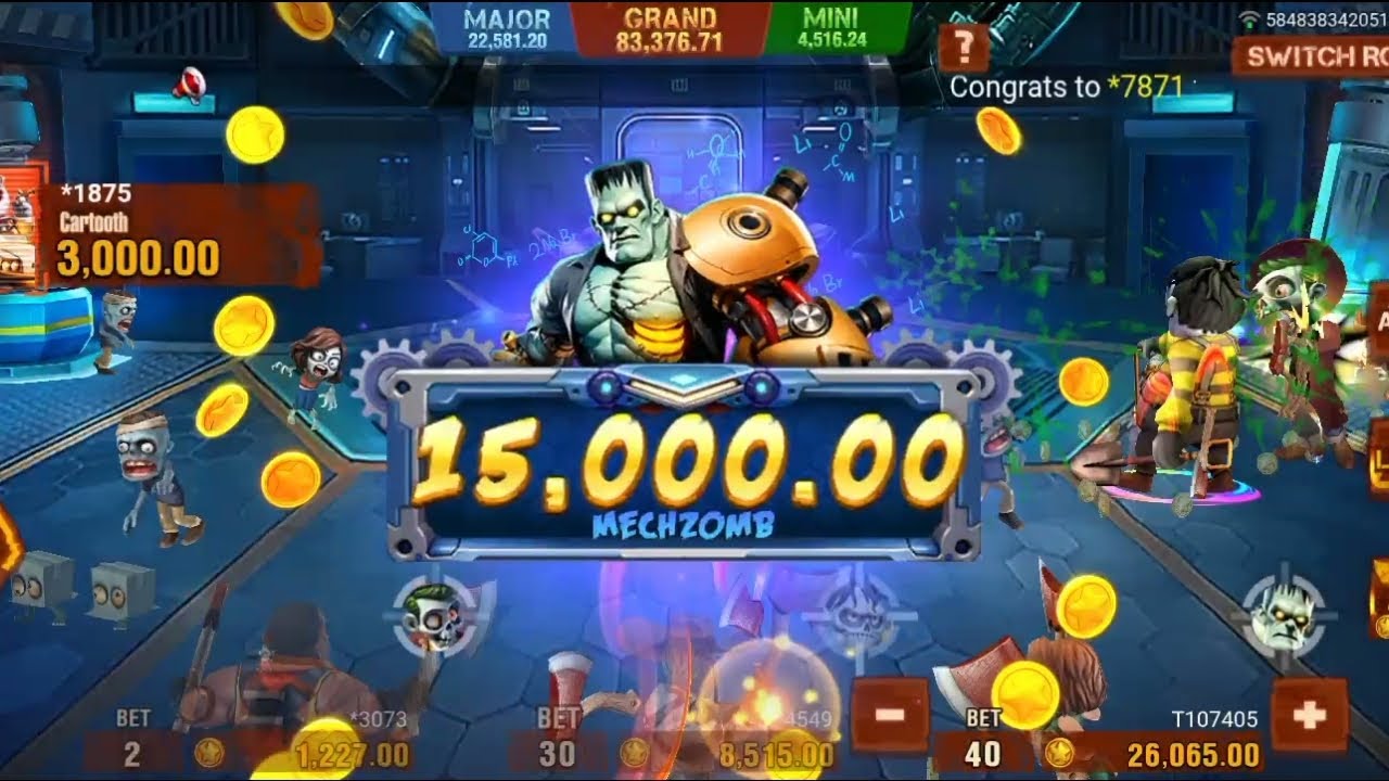 Fortune Zombie 🎯 Shoot & Win | Mechzomb Jackpot 💀Win or lose | Casino Demo Gameplay Tutorial 2025