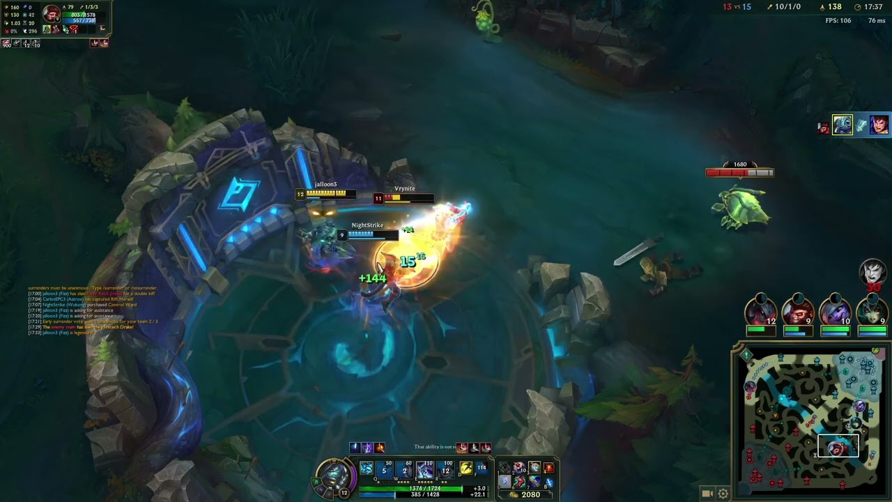 Fizz vs Irelia carry