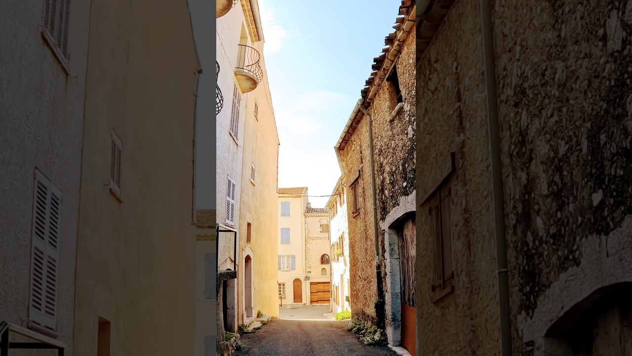 Village of Coursegoules Southern France 🇫🇷 #france #frenchvillage #travelfrance